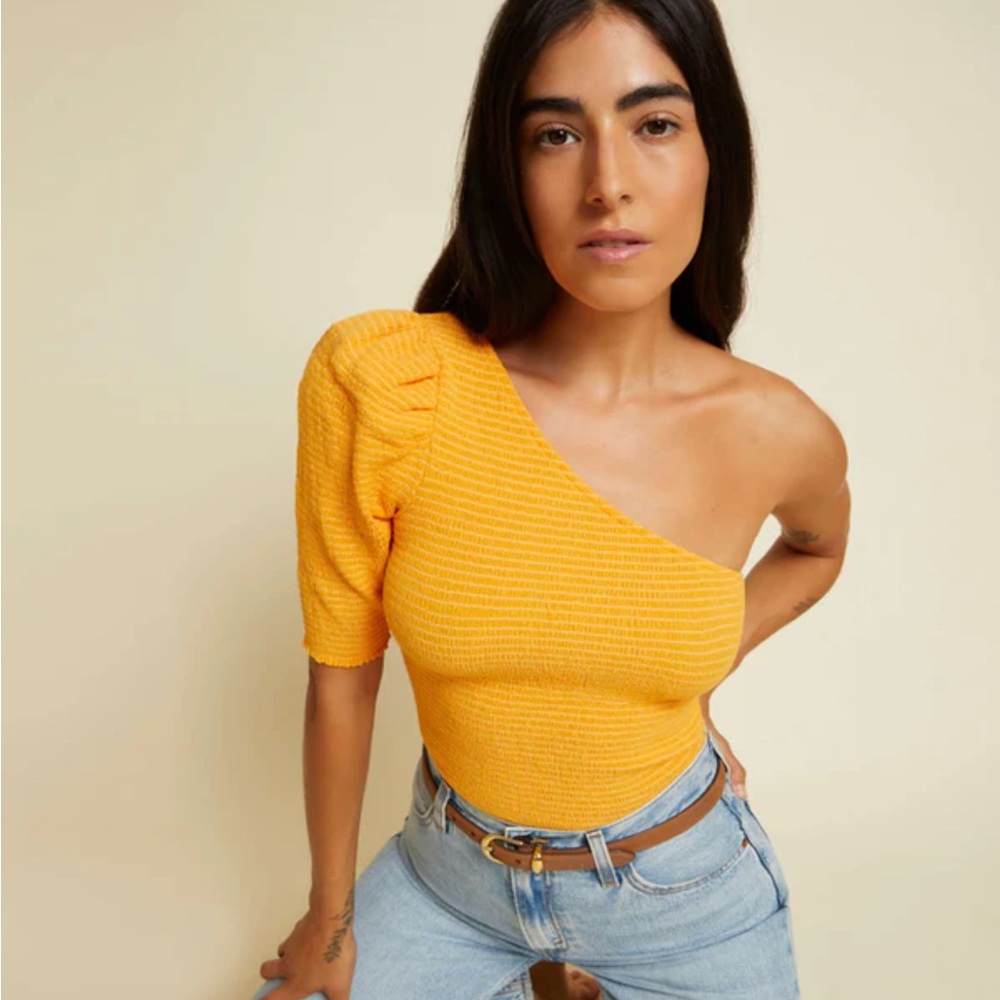 Nation LTD KIRSTIE ONE SHOULDER Top